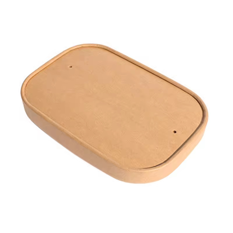 Paper Lids for Rectangular Paper Bowls
