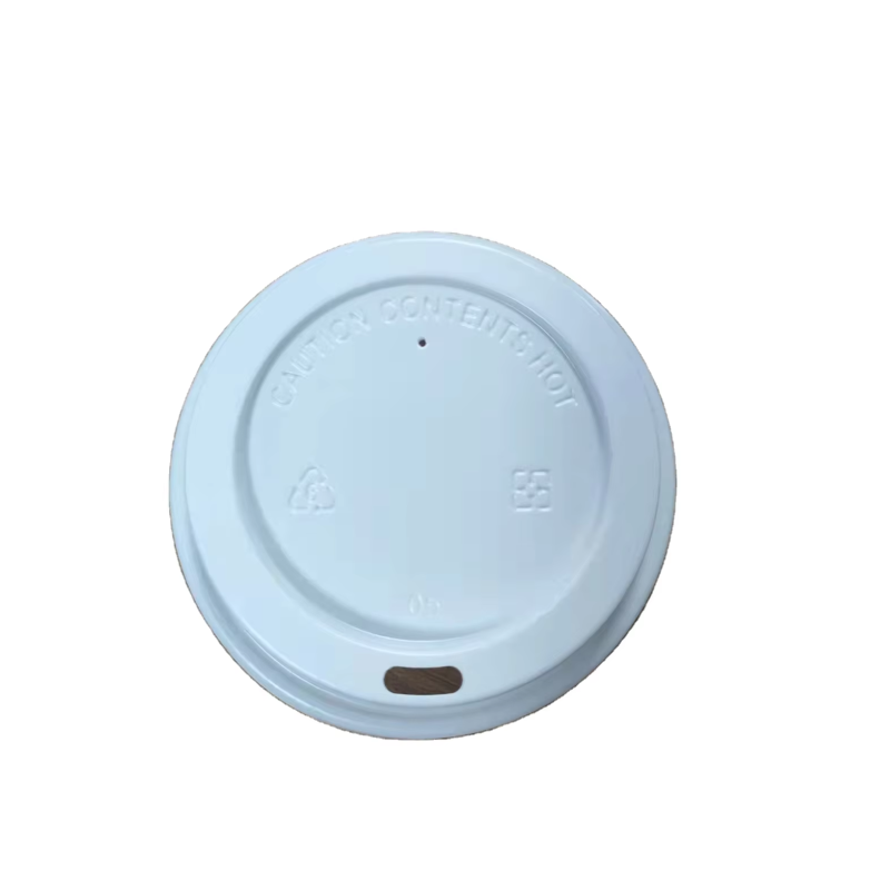 Flat Plastic Lids for Paper Cups