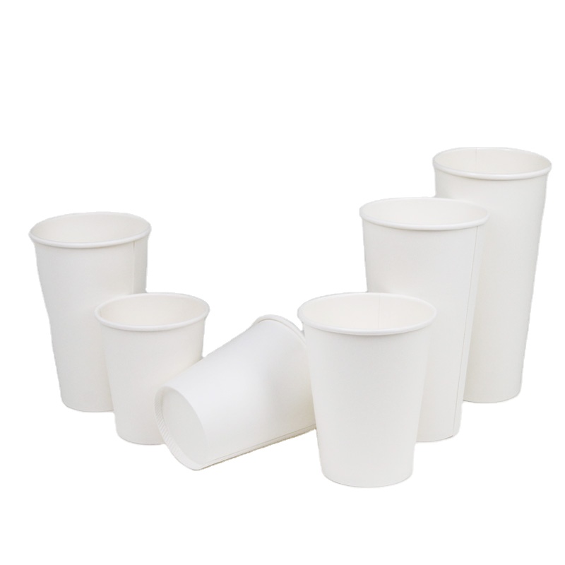 Custom Single Wall Paper Cups for Hot & Cold Beverages