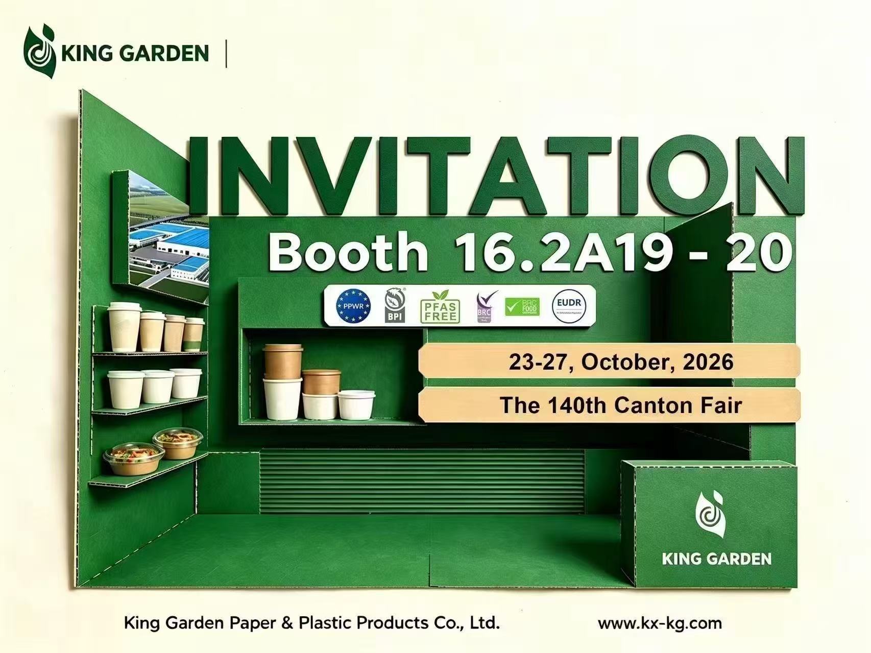 Meet Us at Canton Fair | The 140th Canton Fair Is Coming – Join Us with Premium Paper Cups, Bowls & Boxes From 23rd To 27th October.
